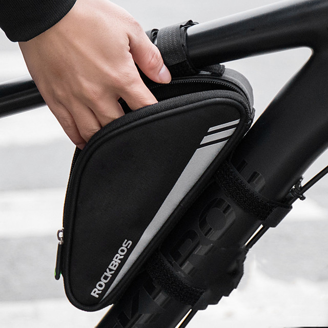 rockbros top tube bike bag