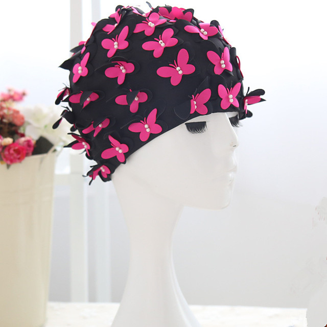 polyester swim cap