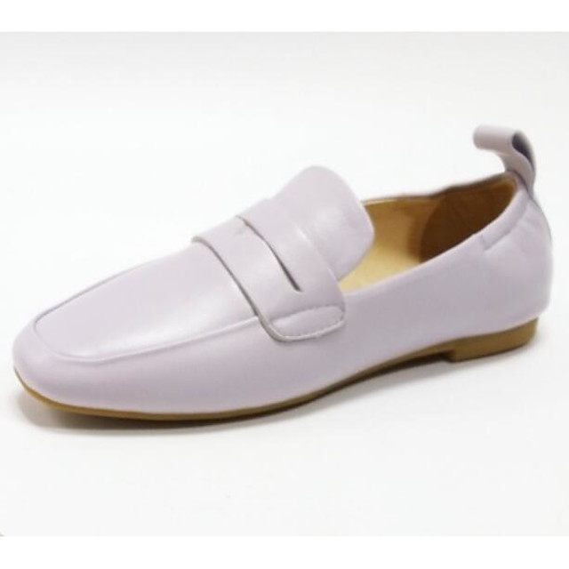 light purple loafers