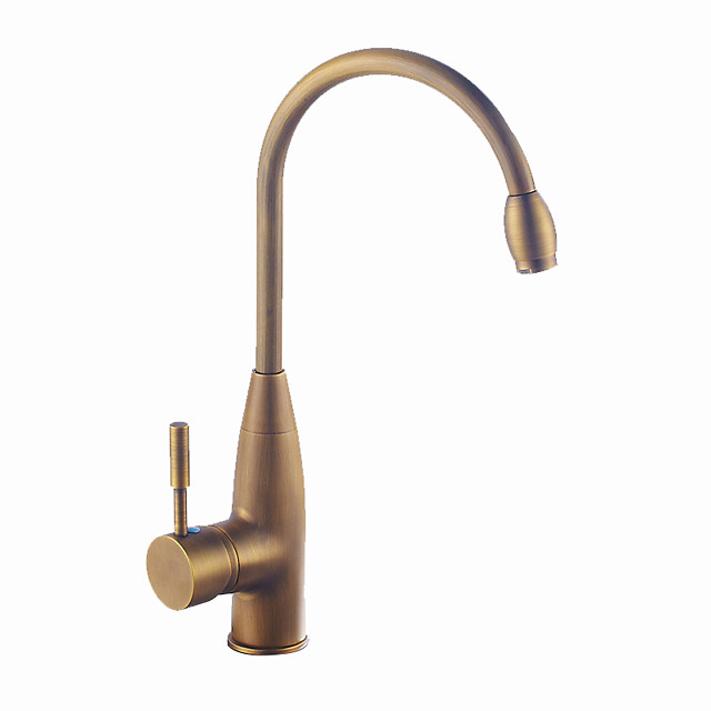 Armatur für die Küche - Einhand Ein Loch Antikes Messing / Antikes