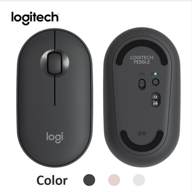 Logitech Pebble Wireless Bluetooth Mouse 1000dpi 3 Buttons Thin Silent High Precision Optical Tracking 21 27 29
