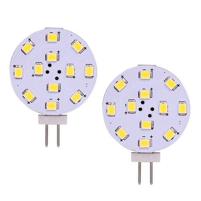 2 stücke 2 watt g4 led licht 12 v 24 v ac / dc 12 leds smd 2835 weiß
