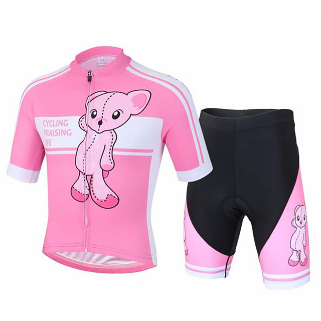 baby pink bike shorts
