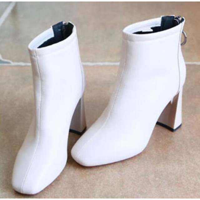 cowhide booties
