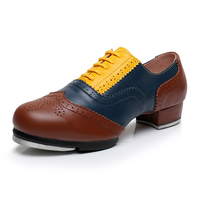yellow tap shoes