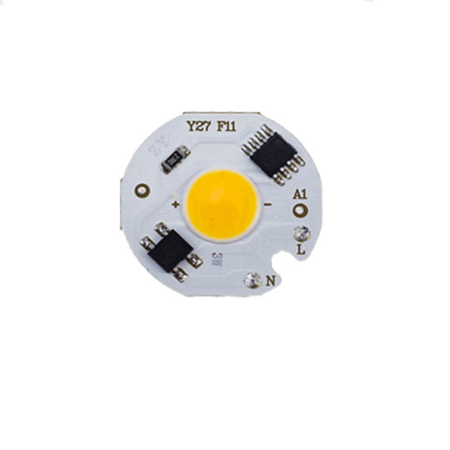 Led chip COB 5W 7w 220v IC Controlador Blanco Blanco calido