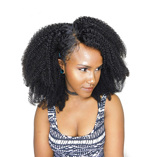 afro curly weave