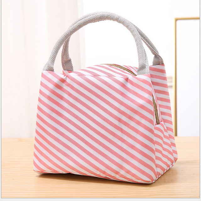 geometric lunch bag