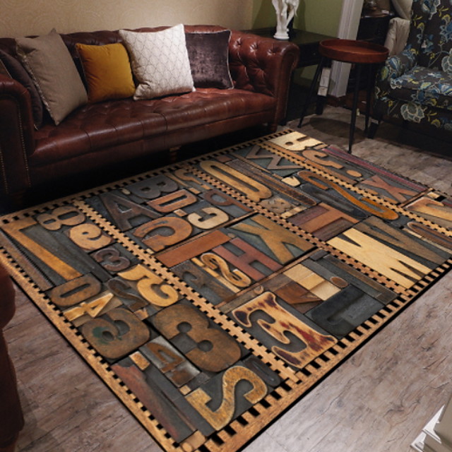 Area Rugs Modern Polyster Rectangle, Quality Rugs And Furniture