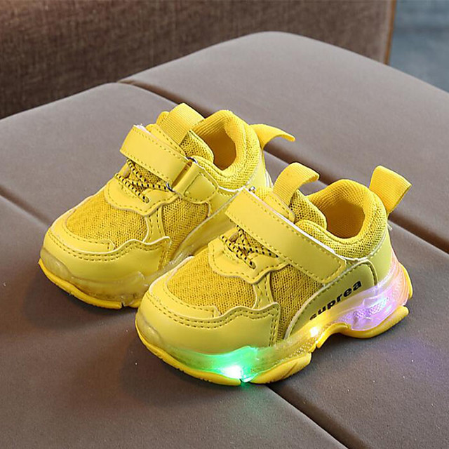 Girls' LED / Comfort / LED Shoes PU Trainers / Athletic Shoes Little ...