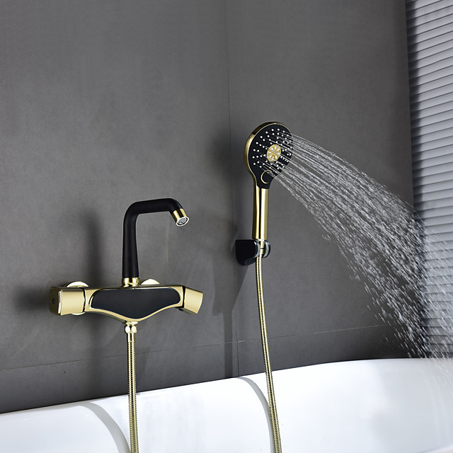 grifo del fregadero del baño / grifo de la bañera oro rosa / ti-pvd