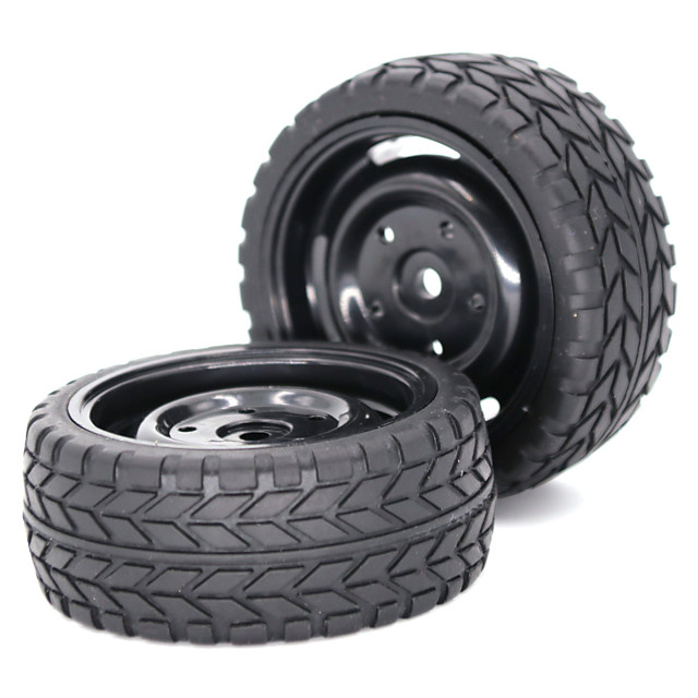 1X 4PCS 2.2 Inch Rubber Tyre 2.2 Wheel Tires 128X60MM for 1/10 RC Cler Trax T7D2