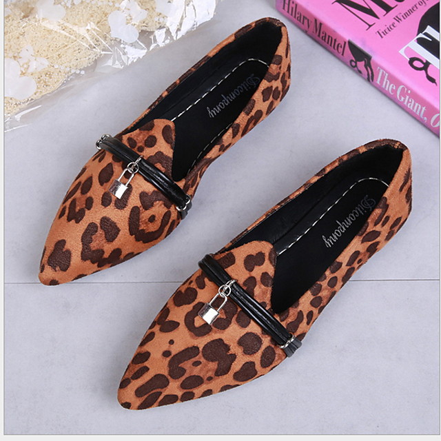 womens brown pointed toe flats