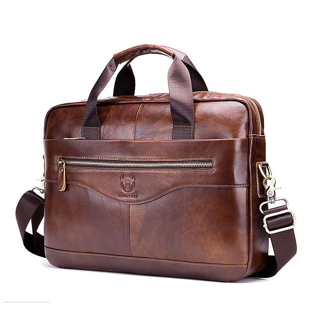 cowhide briefcase