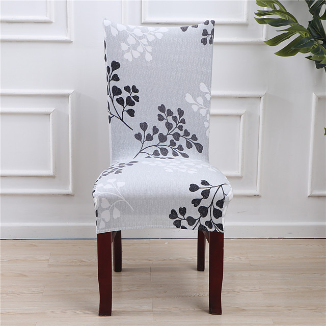 Sandalye Kılıfı Çağdaş Boyalı Desenler Polyester