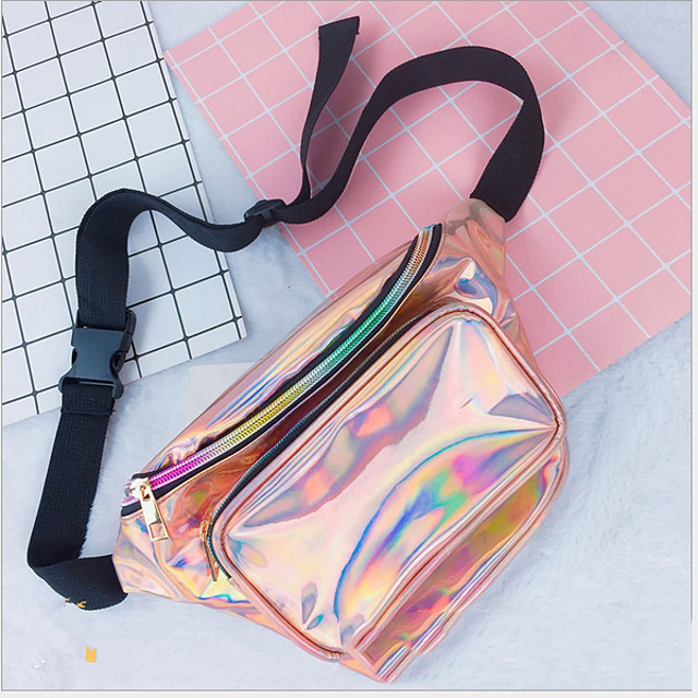 gold sequin bum bag