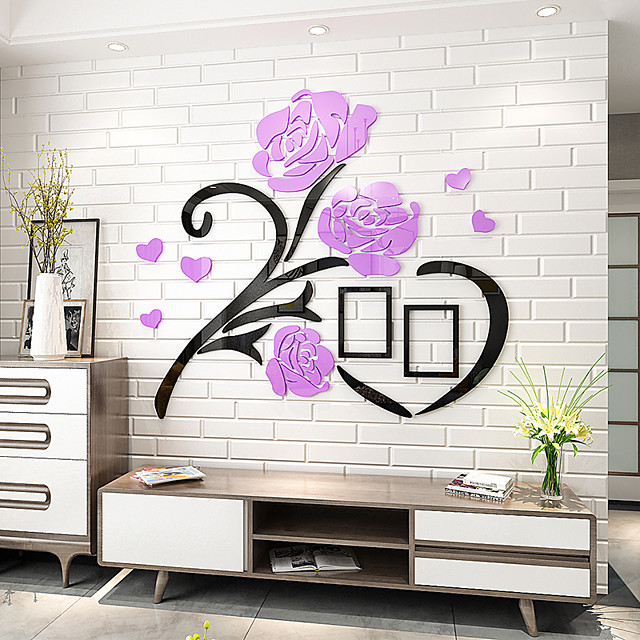 Floral / Botánico Pegatinas de pared Calcomanías 3D para Pared