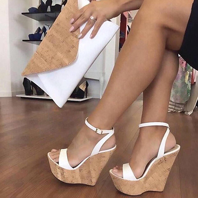 plus size wedge sandals