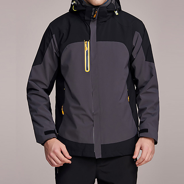 Men's Hoodie Jacket Hiking Jacket Hiking 3in1 Jackets Winter Outdoor