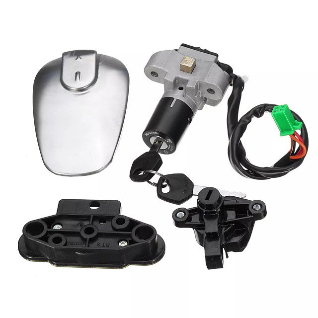 Partes Accesorios de la motocicleta Interruptor de encendido Juego de llaves de bloqueo del asiento del tap/ón de gasolina for Yamaha MT03 06-12 YZF R1 1998-05 R6 1999-05