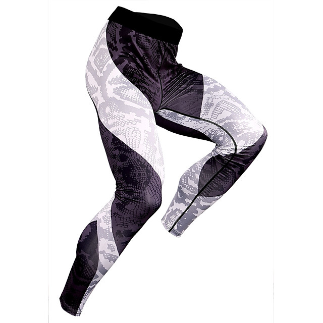 striped running tights