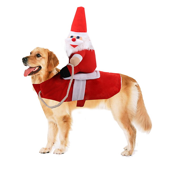Hunde Kostüme Weihnachten Weihnachtsmann Cosplay Lustig Weihnachten