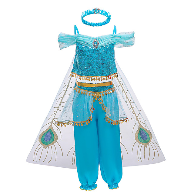 princess jasmine blue dress