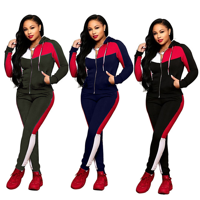 ladies 2 piece jogging suits