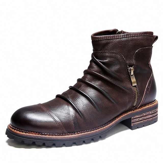 Купить Кожаные Ботинки Boots Market Недорого