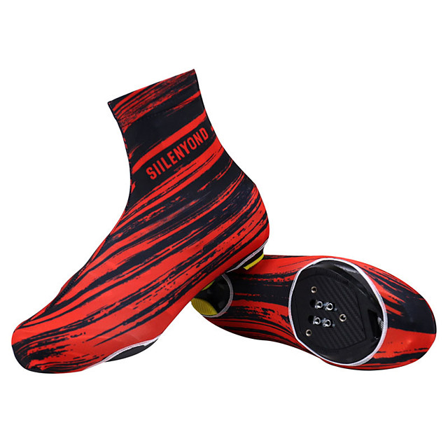 pink cycling shoe covers