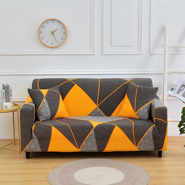 Sofa Cover Couch Furniture, Orange Color Sofa Cover