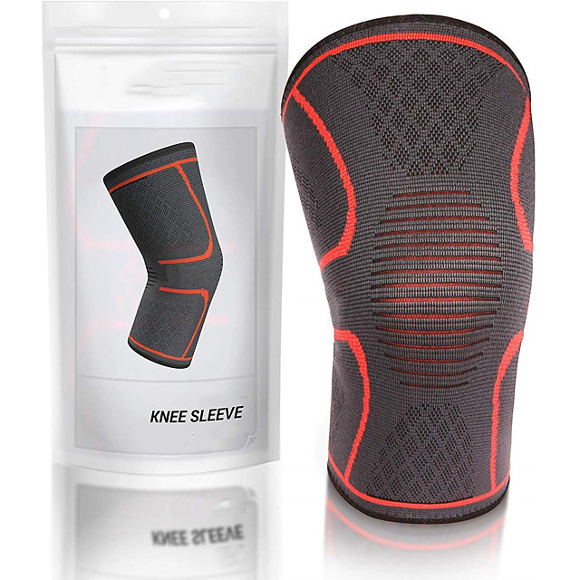 Knee sleeves. Фиксатор колена для бега. Compression Knee Sleeves. Uflex.