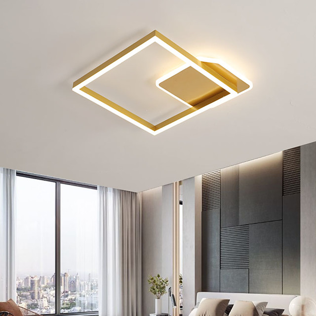 45 cm Formas geométricas Apliques de techo aluminio Acabados Pintados