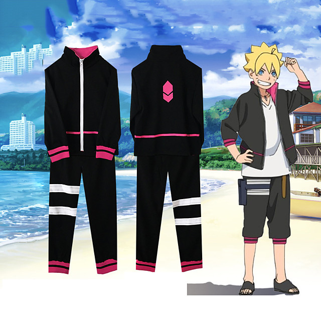 Inspired By Naruto Uzumaki Boruto Anime Cosplay Costumes Japanese Outfits Top Pants For Women S Men S 21 58 29