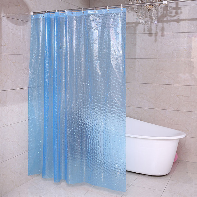 Mildew Resistant Antimicrobial PEVA Shower Curtain Liner Non Toxic, Eco