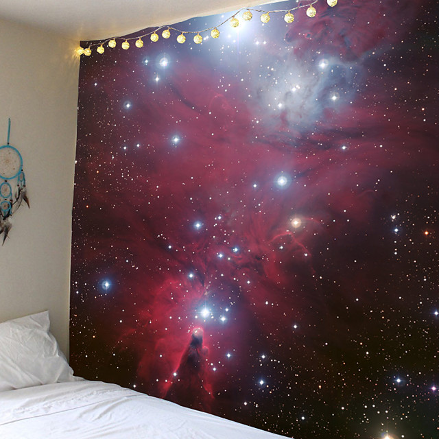 Romantische Galaxy Hippie Tapijt Muur Opknoping Mandala Sterrenhemel