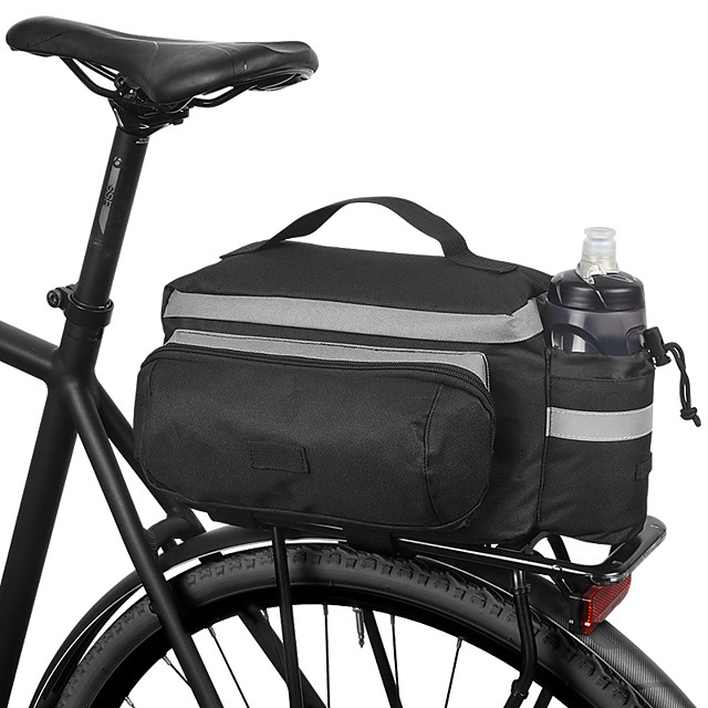 bike rack and bag