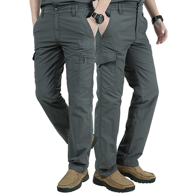 Men's Hiking Cargo Pants Hiking Pants Trousers Tactical Pants 6 Pockets ...