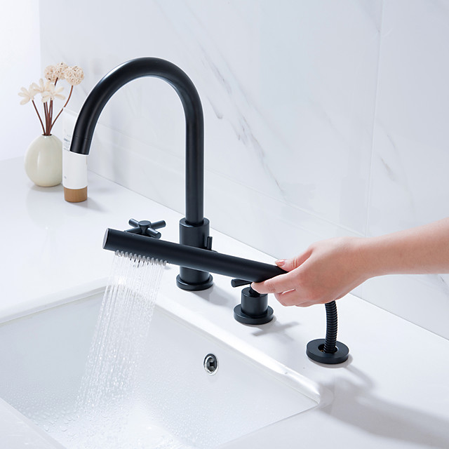 Badewanne Wasserhahn - zeitgenössische lackierte Oberflächen römische