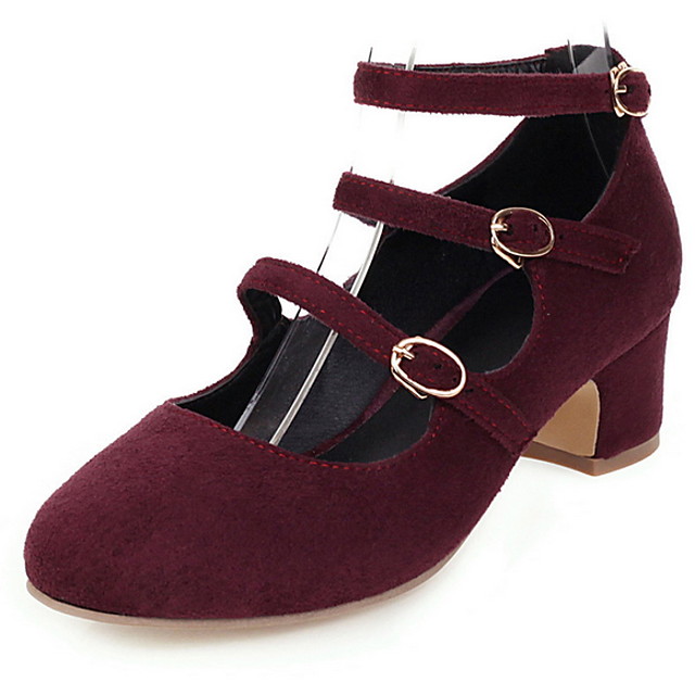 burgundy shoes women's heels