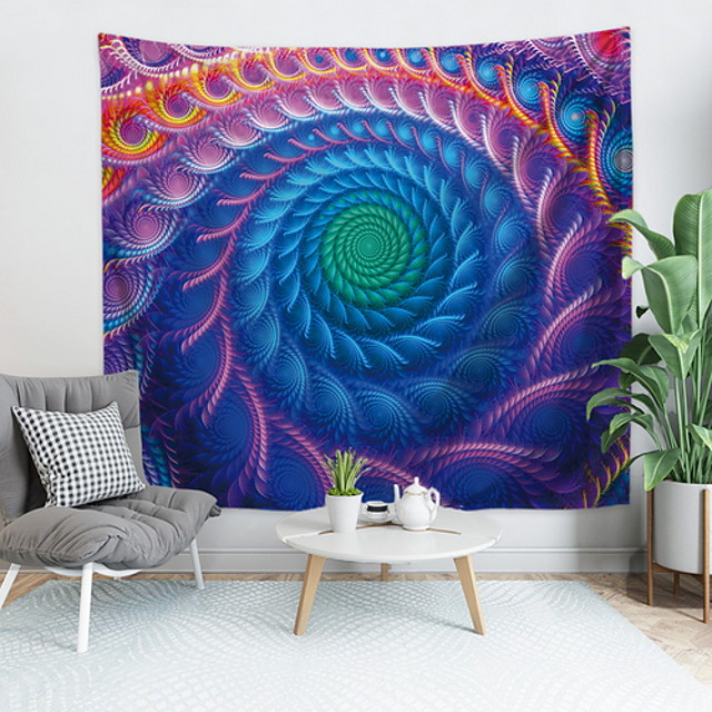 Psychedelic Abstract Wall Tapestry Art Decor Blanket