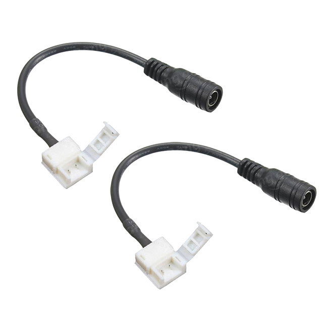 Cable Length: 0, Color: Black Cables 100pcs 5.5mm x 2.1mm DC Power Cable Male Plug Connector Adapter Soldering Plastic Black Occus 