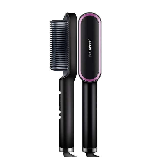 hair straightener with built in comb