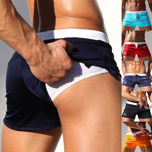 men's swimwear with zipper pockets