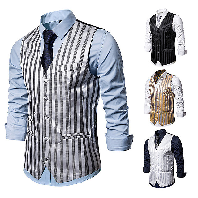 The Great Gatsby Retro Vintage Medieval Vest Men's Cotton Costume ...