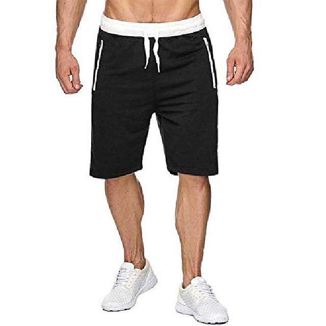drawstring jogger shorts