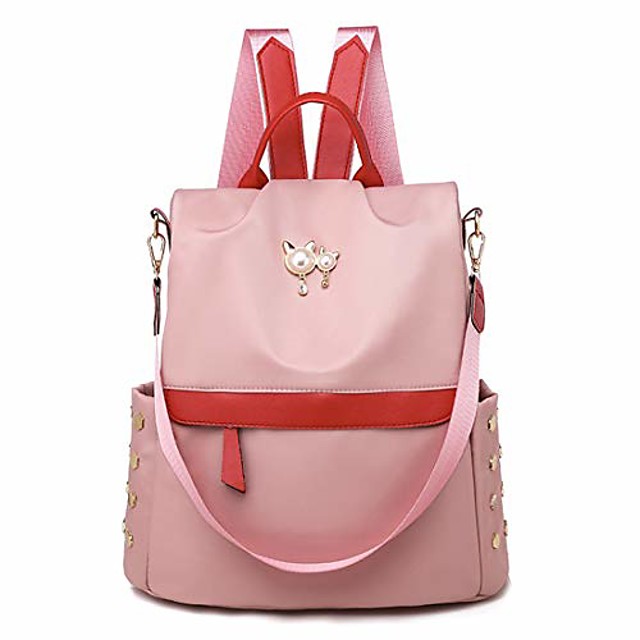 Leviro Printed Women Backpack Purse Waterproof Nylon Anti-theft Backpacks for Women School Shoulder Bag Camo Handbag