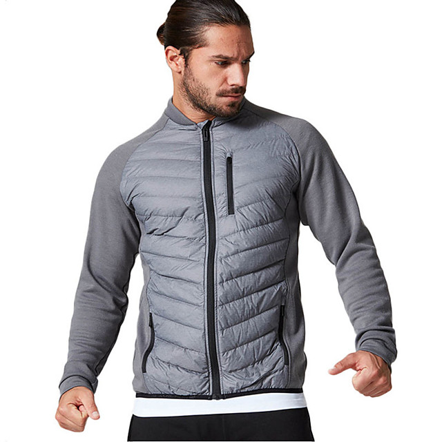Download Men's Long Sleeve Running Track Jacket Full Zip Outerwear ...