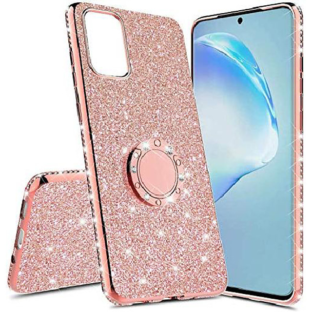 Phone Case For Samsung Galaxy S S Plus S Ultra S10 S10 Shockproof Rhinestone Glitter Shine 21 5 99