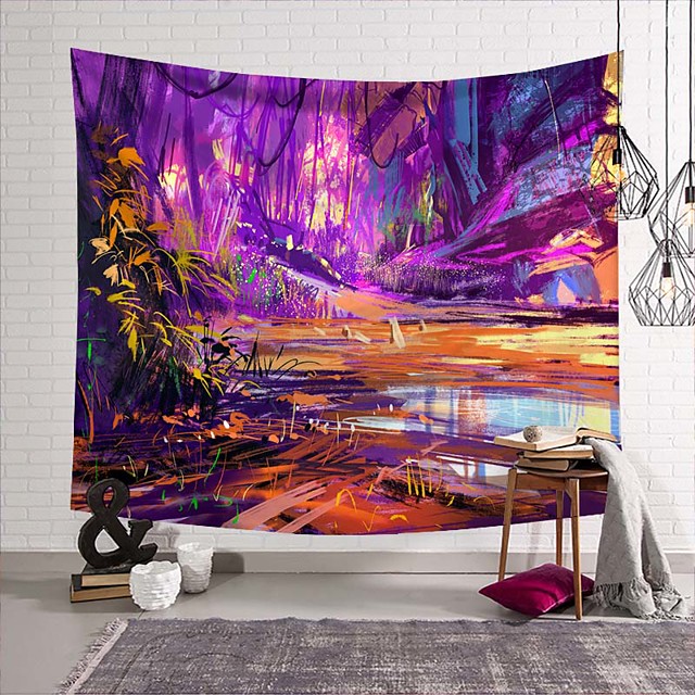 Wandteppich Art Deco Decke Vorhang Picknicktisch Stoff hängen zu Hause